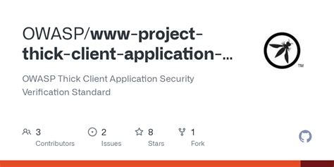 OWASP Thick Client Application Security Verification Standard